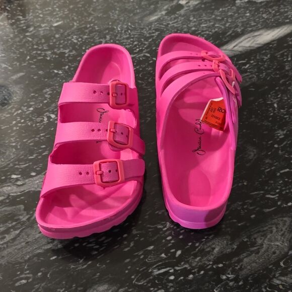 BRAND NEW JESSICA CARLYLE DOUBLE STRAP  OPEN TOE SANDAL - Picture 7 of 14